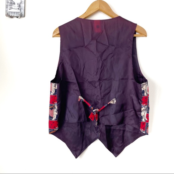 Vintage American Patriot Old Glory Dog Vest Large - Picture 4 of 7